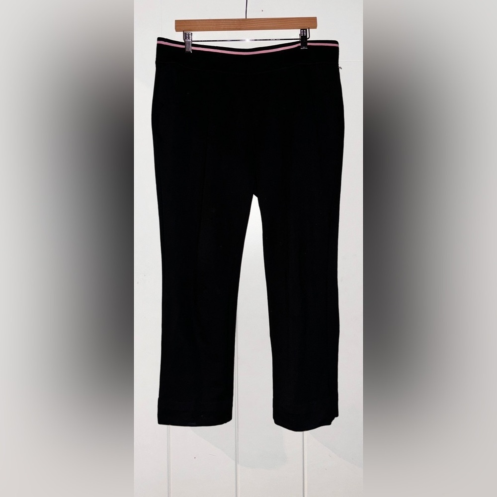 Lauren Ralph Lauren Jersey Knit Ankle Sweatpants Women 1X Straight Leg Preppy